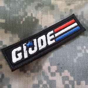 GI Joe Embroidered Logo Patches