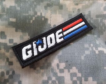 GI Joe Embroidered Logo Patches