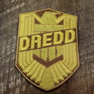 Judge Dredd Badge Embroidered Patch