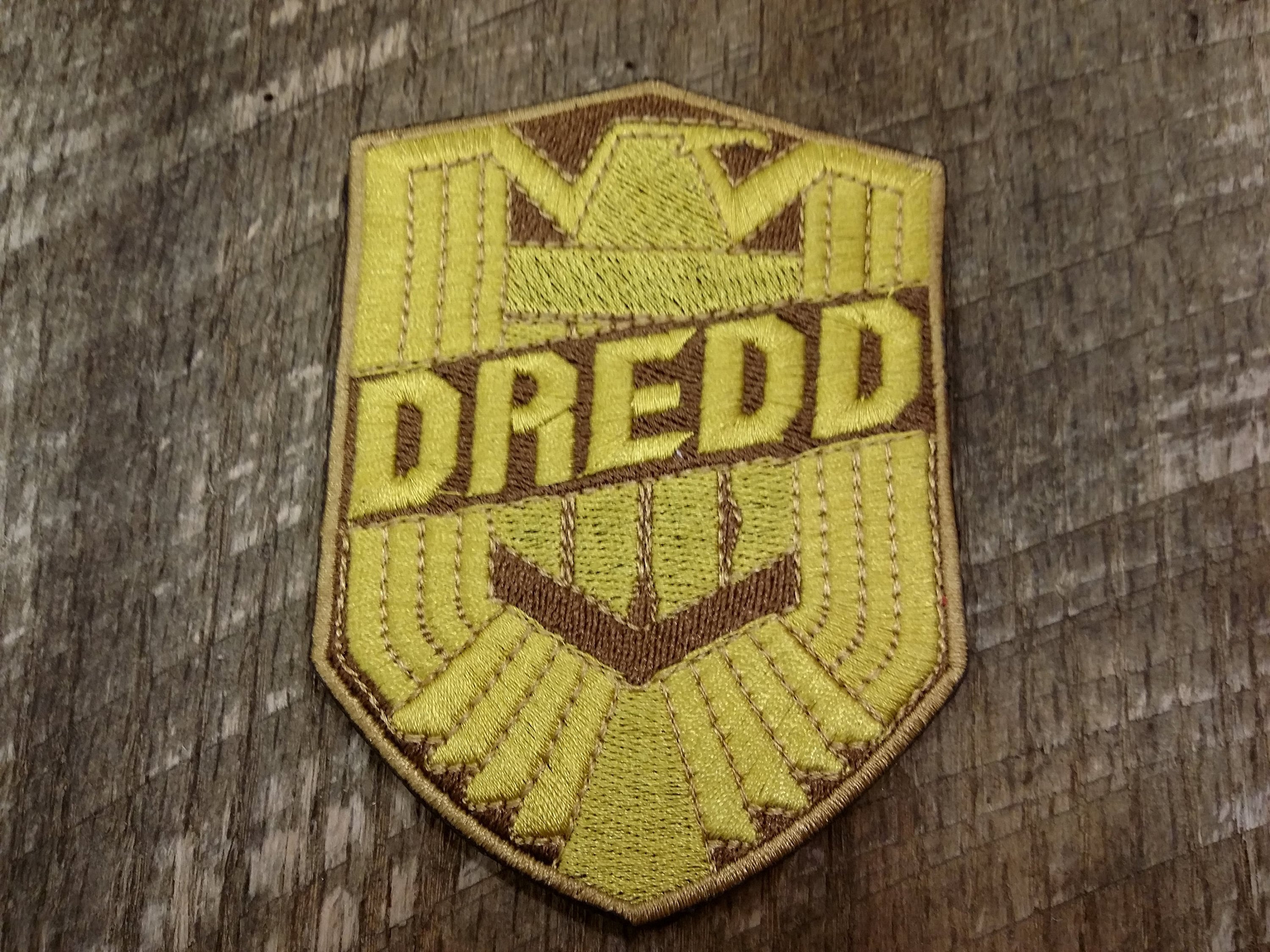 Onekool Judge Dredd Classic Movie Logo Lot Of 2 Iron On Patches 