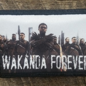 Marval Black Panther Sublimation Patches