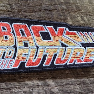 Back To The Future Embroidered Patches