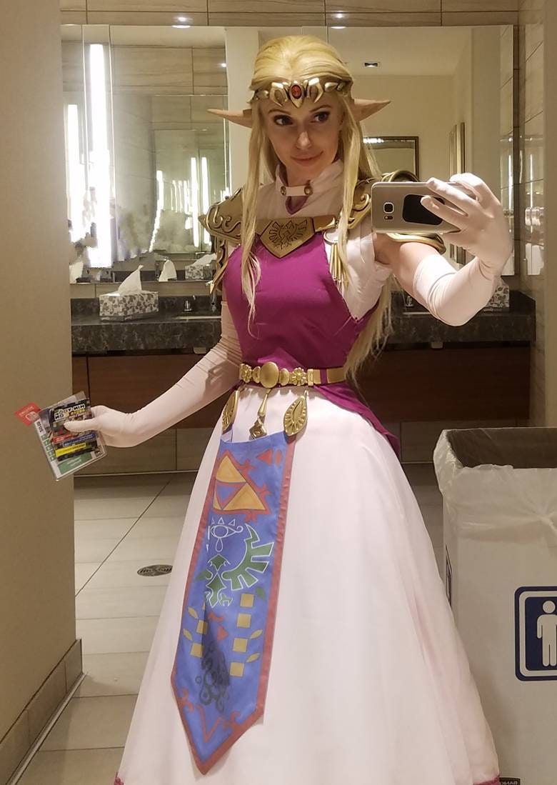 Ocarina of Time Princess Zelda MTO Cosplay Costume Full Armor 