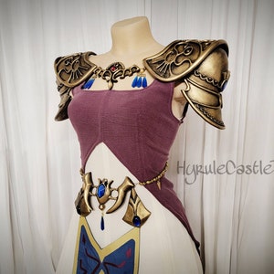 Princess Zelda Cosplay - Twilight Princess Zelda Armor Pauldrons Belt Crown Accessories