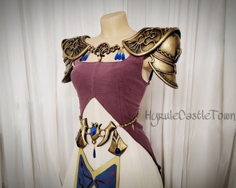 Princess Zelda Cosplay - Twilight Princess Zelda Armor Pauldrons Belt Crown Accessories