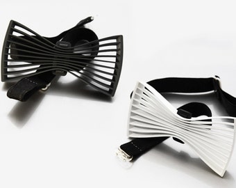 3D Printed Unisex Modern Fashion Adjustable Bow Tie