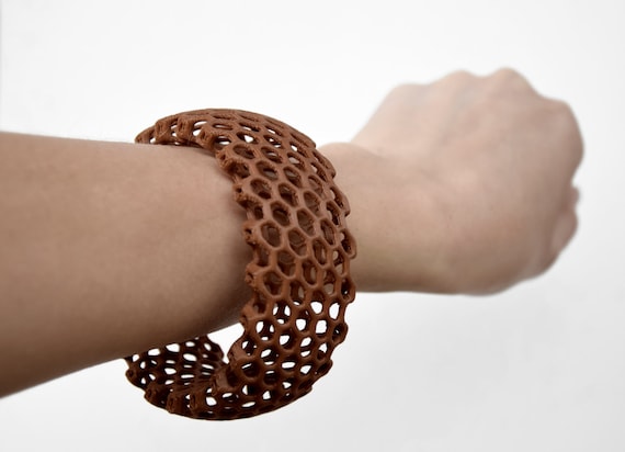 Buy 3D Printed Geometric Bracelet Polygon Type Bangle Jewelry Gift Online  in India - Etsy