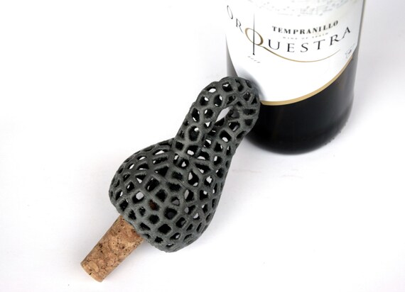 Bouchon de vin en acier inoxydable en forme de coeur élégant