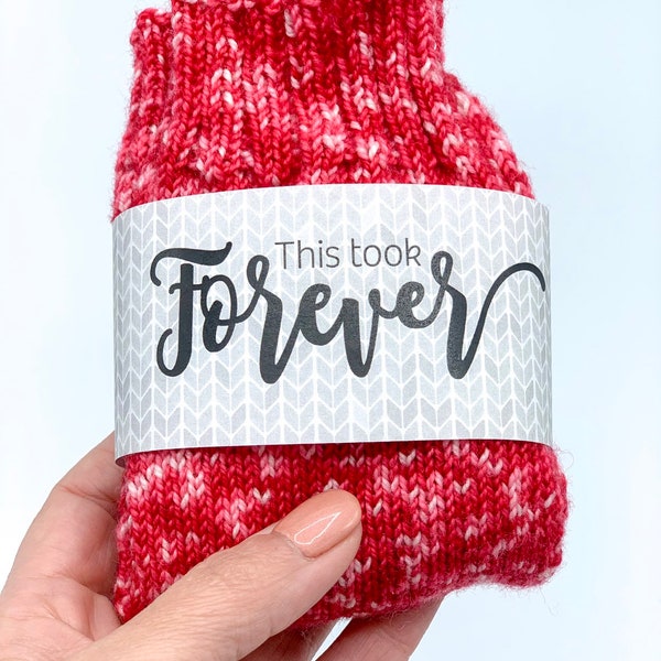 Printable Knitting Labels Etsy