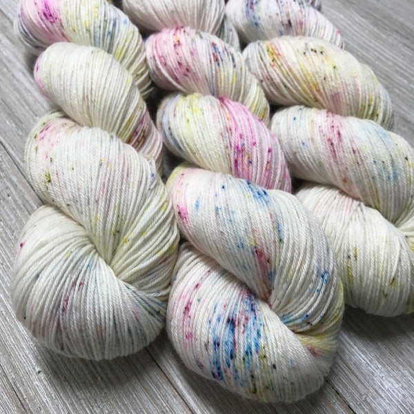 Wildflowers - Sweet Sock - Indie Sock Yarn, Indie Dyed Yarn, Speckled Sock Yarn, Hand Dyed Yarn, Sock Yarn, Indie Speckled Yarn