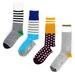 Colorful Men's Socks 4-Pack , Mens Gift, Socks for men, Fun Men's Socks, Novelty Socks, Mens socks, Socks Mens Patterns, 