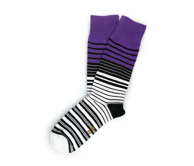 Men's Socks, Stripe 4pack Mens Socks, Christmas Gift, Men's Socks Gift