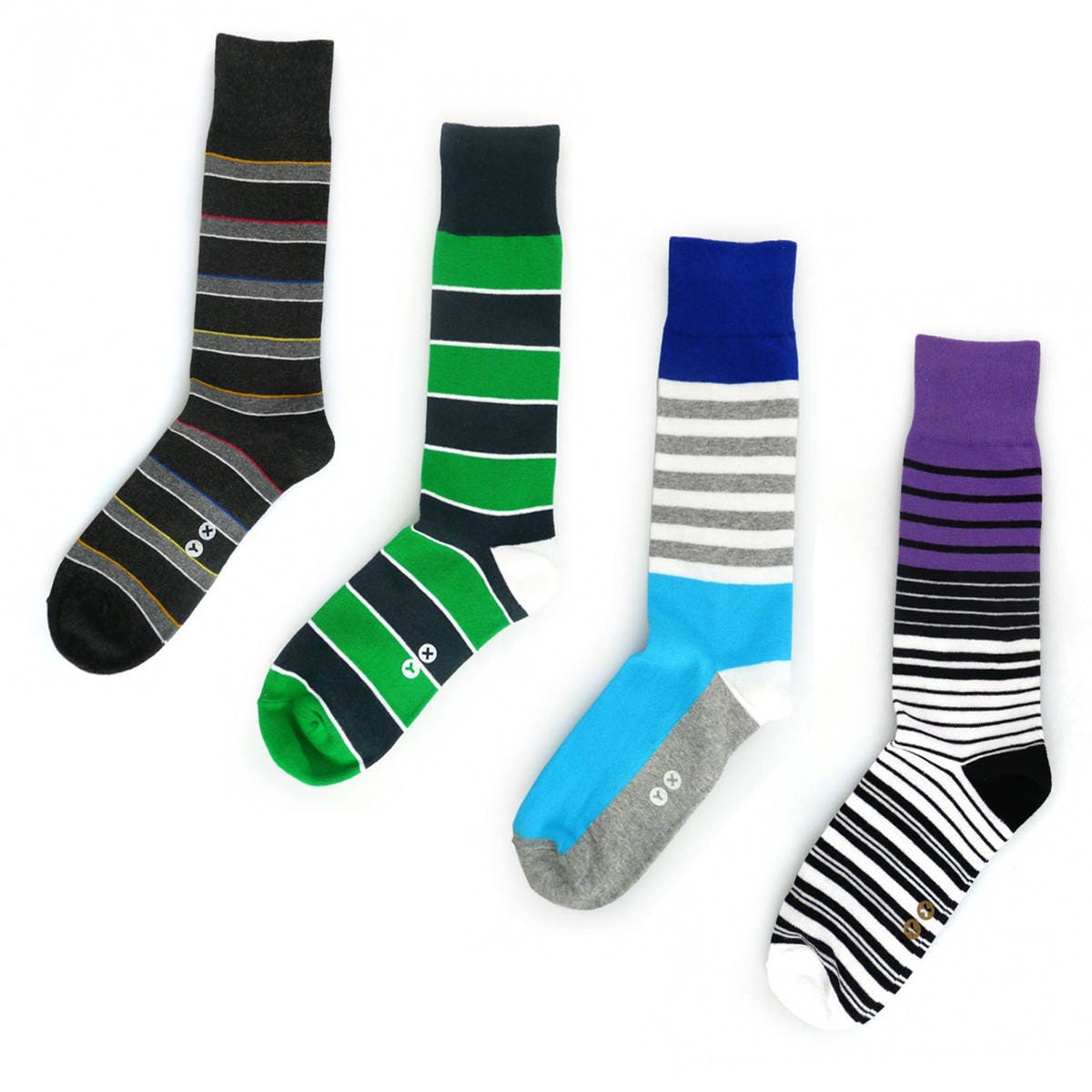 Men's Socks Stripe 4-pack Mens Socks Christmas Gift | Etsy