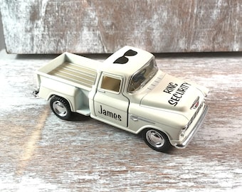 Personalized, Ring bearer gift, Ring security gift, Toy truck,Groom gift, Wedding decor, Wedding party gifts, Father of the groom/bride gift