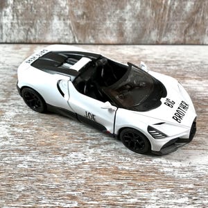 Personalized, Big brother gift, Toy car, Kids gift, Car birthday party favor, Adoption gift, New baby, Big brother photo prop, Cake topper