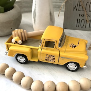 Farmhouse decor, Bee truck, Honey truck, Coffee Bar decor, Tired tray decor, Beekeeper gift, Farmhouse truck, Farm fresh, Honeybee decor