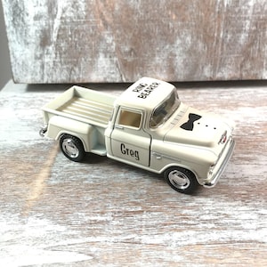 Personalized, Ring bearer gift, Ring security gift, Toy truck,Groom gift, Wedding decor, Wedding party gifts, Father of the groom/bride gift image 1