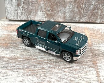 Personalized, Big brother gift, Big brother truck, Little brother gift, Adoption gift, New baby, Truck birthday, Party favor, Hospital gift