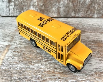 VINTAGE TOYSTALGIA SCHOOL BUS WOODEN BANK 1977 | eBay