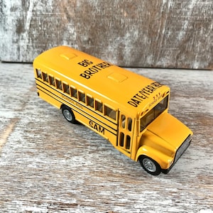 Personalized, Big brother gift, Toy school bus, Adoption gift, Kids gift, School bus party favor, Kids hospital gift, Photo prop, Graduation