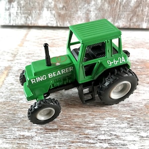 Personalized, Ring bearer gift, Ring security gift, Tractor birthday party favor, Kids gift, Groom gift, Wedding party gift, Boys gift