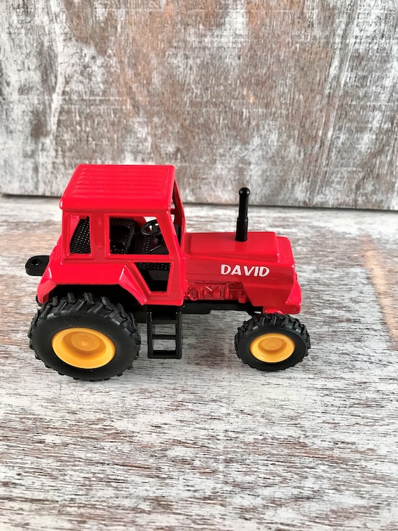 Tracteur Rouge Enfants Anniversaire Enfant Garçon Cadeau' Autocollant