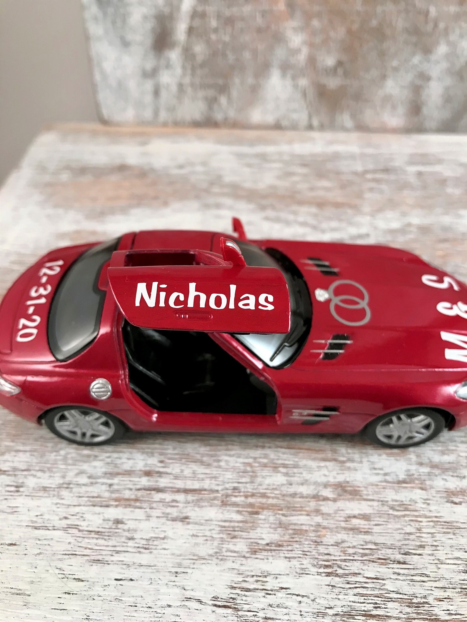 Ring Bearer Gift Personalized Car Ring Security Groom Gift Etsy