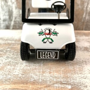 Personalized golf cart, Golf wedding decor, Golf cake topper, Golf engagement, Just married gift, Golf retirement gift, Golf player gift image 4