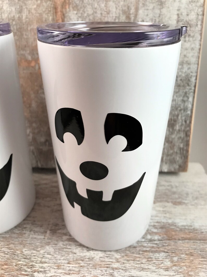 Personalized Halloween Stainless Steel Tumbler Halloween Etsy