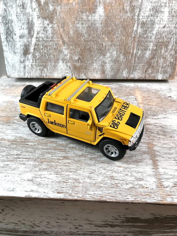 Personalized, Big brother gift, Kids hospital gift, Toy car, Kids gift, Car birthday, Party favor, Car cake topper, Car photo prop, Adoption
