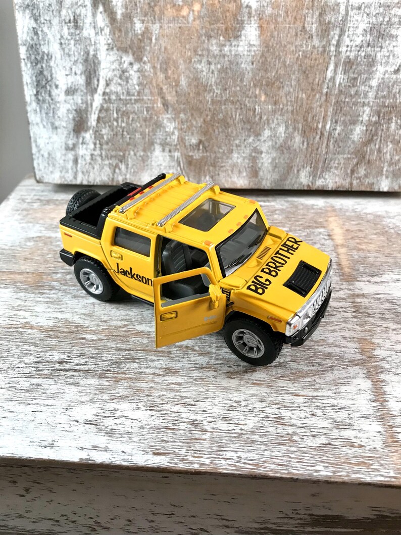 Personalized, Big brother gift, Kids hospital gift, Toy car, Kids gift, Car birthday, Party favor, Car cake topper, Car photo prop, Adoption image 4