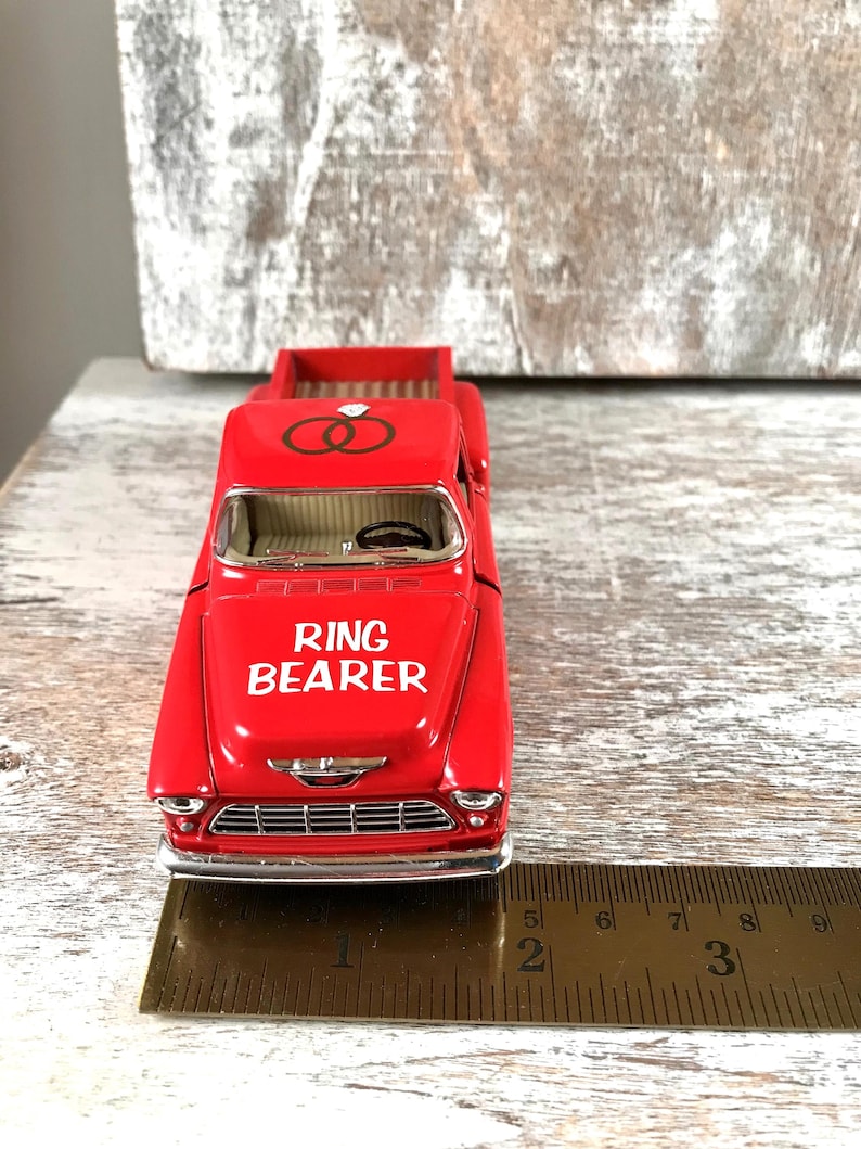 Personalized, Ring bearer gift, Ring bearer truck, Ring security gift,Groom gift,Wedding decor,Wedding party gifts,Father of the groom/bride image 3