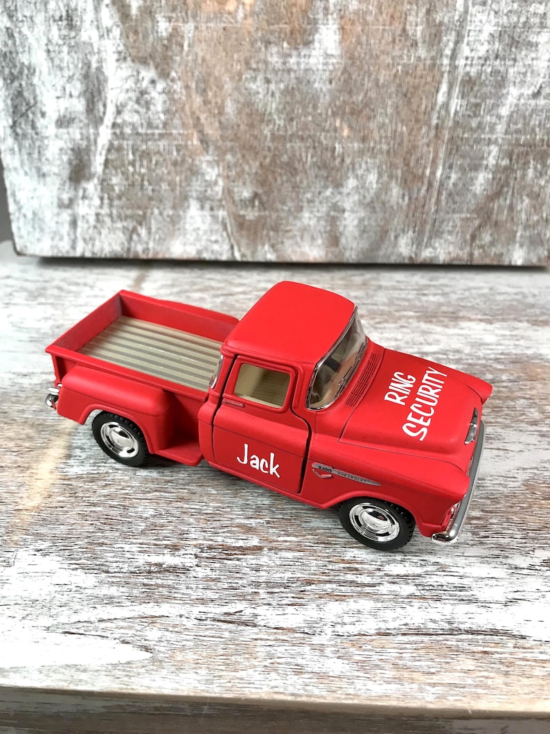 Personalized, Ring bearer gift, Ring bearer truck, Ring security gift,Groom gift,Wedding decor,Wedding party gifts,Father of the groom/bride image 20