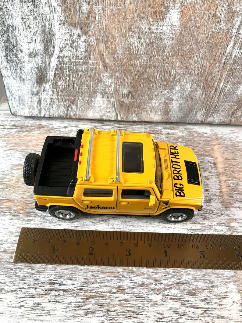 Personalized, Big brother gift, Kids hospital gift, Toy car, Kids gift, Car birthday, Party favor, Car cake topper, Car photo prop, Adoption image 2