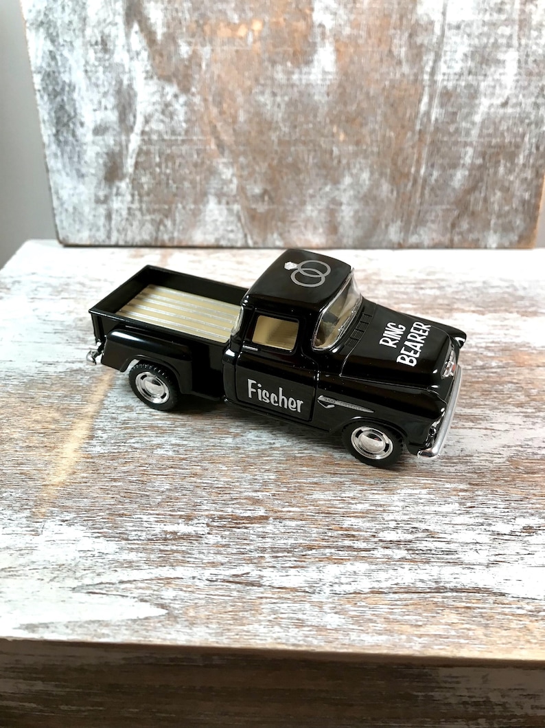 Personalized, Ring bearer gift, Ring bearer truck, Ring security gift,Groom gift,Wedding decor,Wedding party gifts,Father of the groom/bride image 9