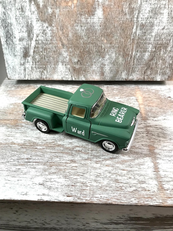 Personalized, Ring Bearer Gift, Ring Bearer Truck, Ring Security