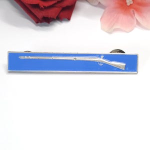 Vintage WWII US Army Expert Infantry Badge Pin Sterling Silver Marked Sterling on back