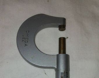 Vintage 1" Omega Micrometer