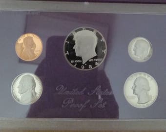 1984 S United States US Proof Set in Original US Mint Case and Box