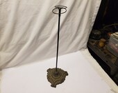 Antique Victorian cast iron Hat stand with iron base