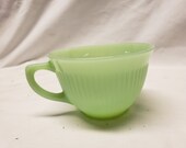 Fire- king jade-ite Oven Glass Jane ray Tea cup