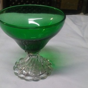 vintage Forest green Burple Boopie 4&quot; Sherbet