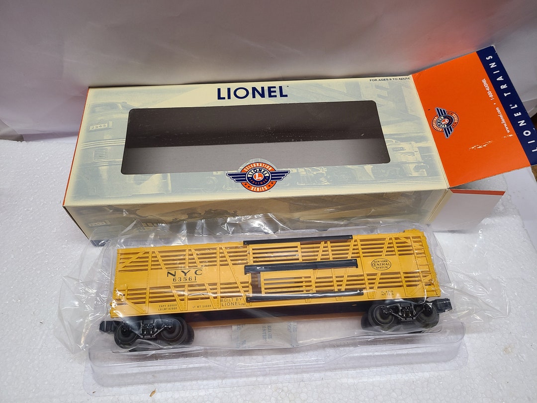 Lionel Trains New York Central Stock Car 619573 Etsy