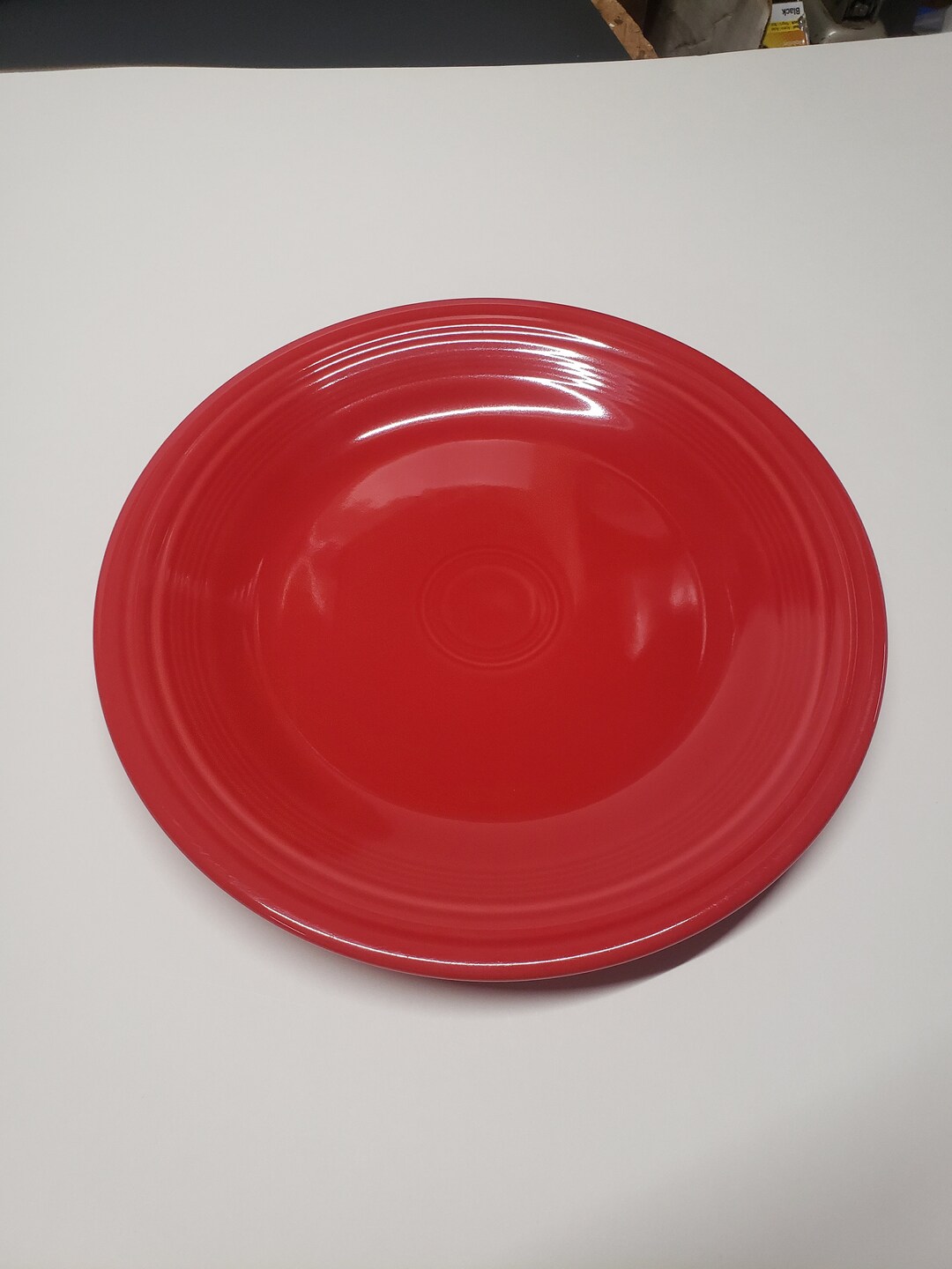 Fiesta Dinner Plate in Scarlet Red by Homer Laughlin in 2000s