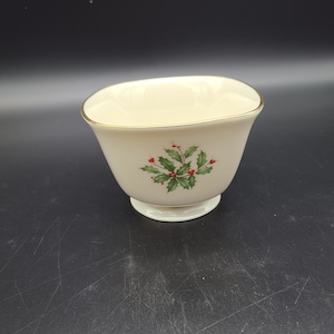 Lenox Holiday Small square bowls Sauce bowls condiment dishes 4 1/4 x 3&quot;