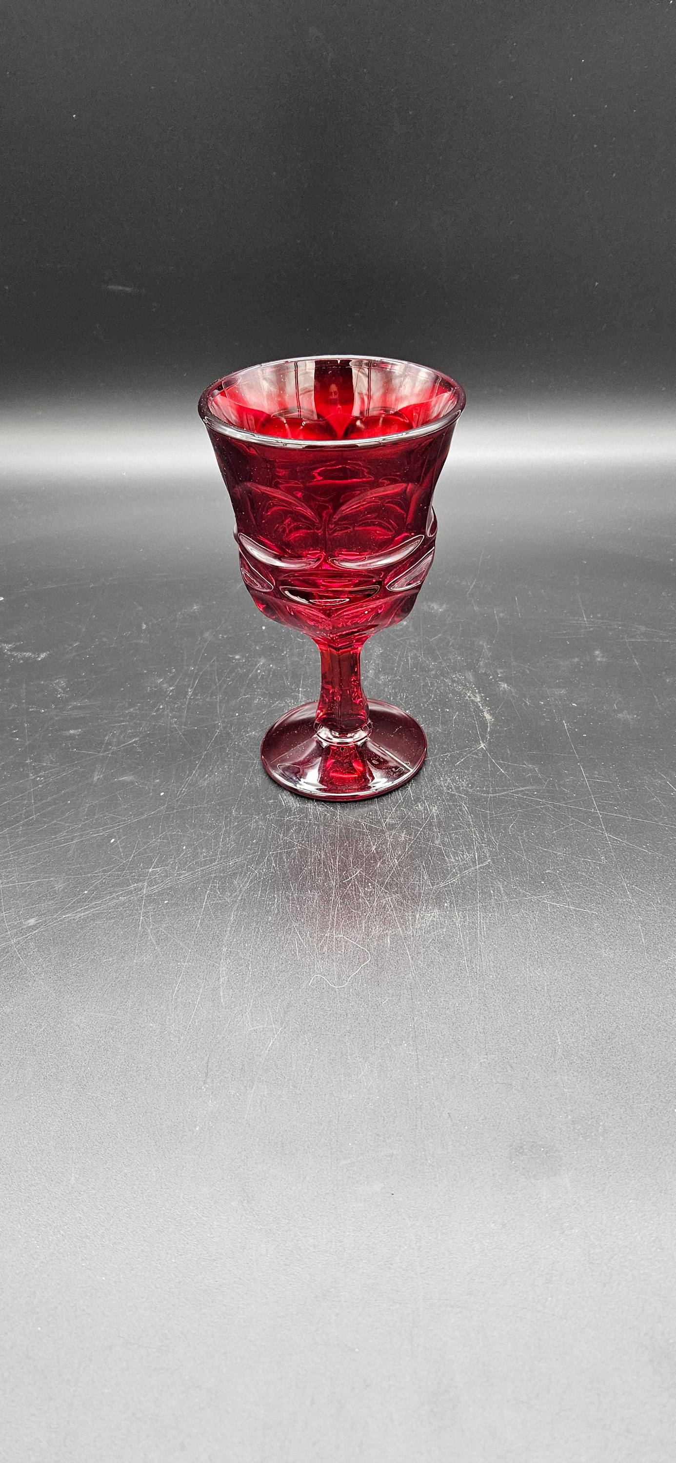 1848年アンティーク　ゴブレット　彩色インタリオガラス 1848年アンティーク ゴブレット 彩色インタリオガラス 1848年