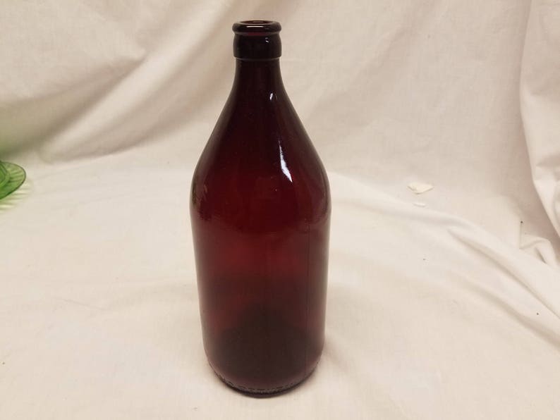 Schlitz Ruby red quart beer bottle 1950s Etsy