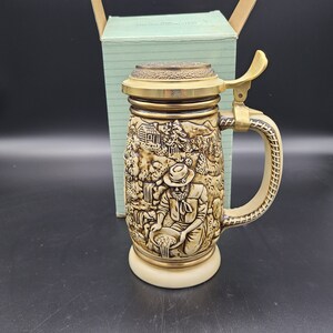 Avon the gold rush Beer stein new in box