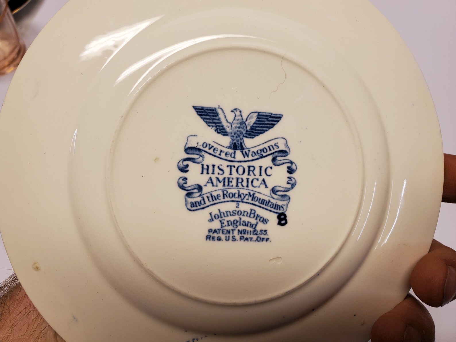 Johnson Bros Historic America Covered Wagons and the Rocky Etsy