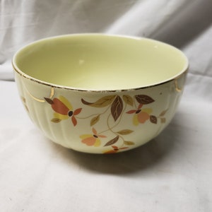 Hall pottery Jewel Tea Autumn 7 1/2&quot; wide 4 inches tall